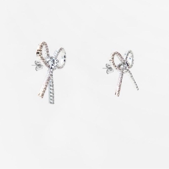 Zara Bow Earrings - Picture 2 of 4